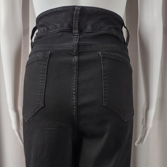 Torrid Womens Button High Rise Stretch Cotton Blend Black Denim Jeans Size 24S - Picture 5 of 10